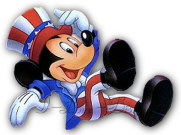 Mickey Red White and Blue