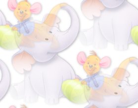Pooh's Lumpy and Roo Easter stationery
