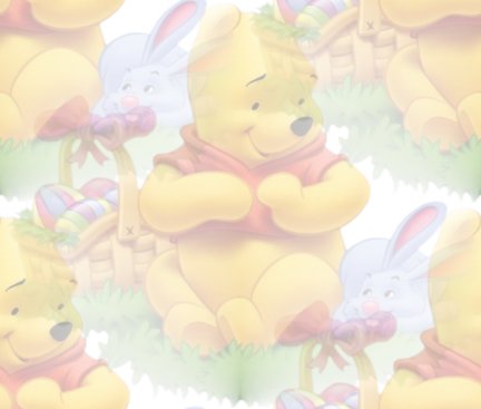 Pooh Bunny Easter Basket Stationery