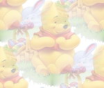 Pooh Bunny Easter stationary