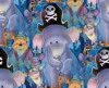 Piglet and Winnie the Pooh Bear Halloween Desktop Wallpaper