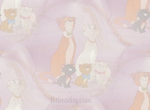 Right Click and Select Save Aristocats Cartoon Movie Desktop Wallpaper