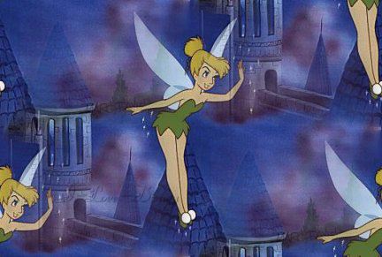 Right Click and Select Save the Tinkerbell and Peter Pan Wallpaper